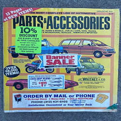 Vintage Original J.C. whitney Auto Parts Accessories Book Catalog 266 Pages  | eBay